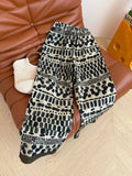 LINEN 25S PRINTED PANTS 265699