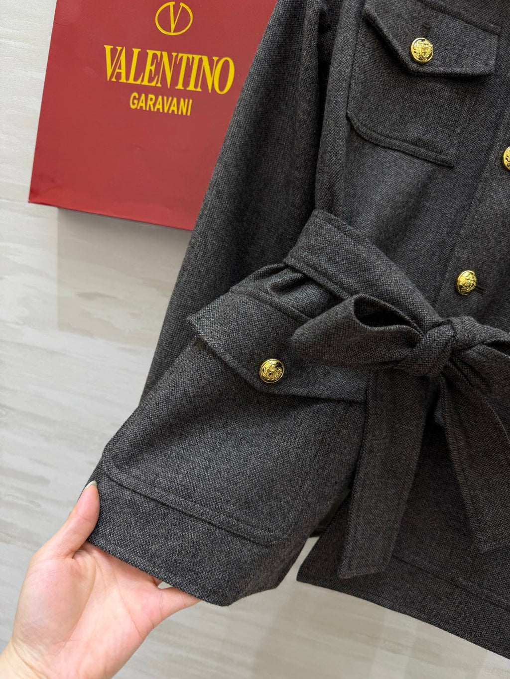 VALENTINO 26S PETER PAN COLLAR JACKET 129
