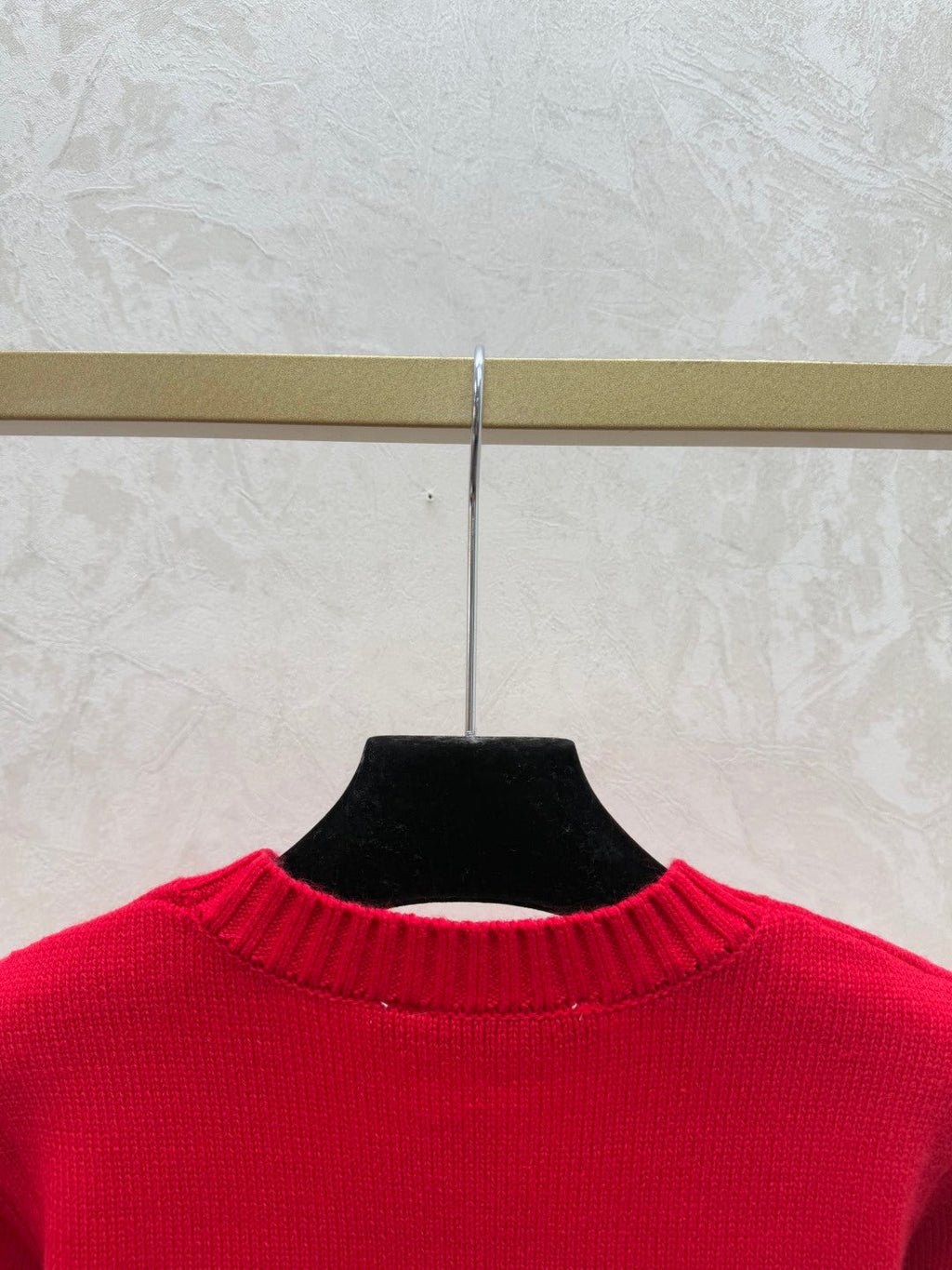 DIOR 25S LONG-SLEEVE KNIT CREWNECK SWEATER 641