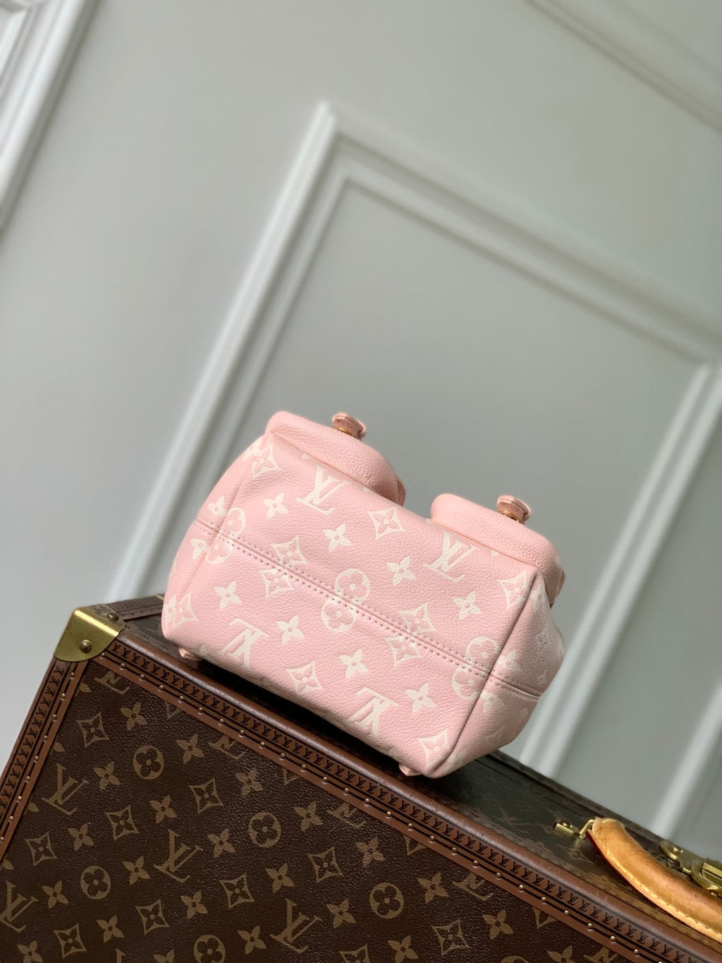 BACKUP BACKPACK 22 IN LIGHT PINK MONOGRAM EMPREINTE LEATHER