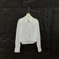 MIU STRIPED SHIRT COTTON BLUE IN COTTON 265839