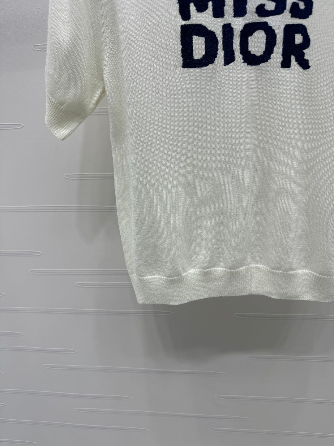 DIOR 25S MISS KNIT SHORT SLEEVE TOP 264242