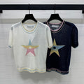 DIOR SHORT-SLEEVE KNIT TOP 269459