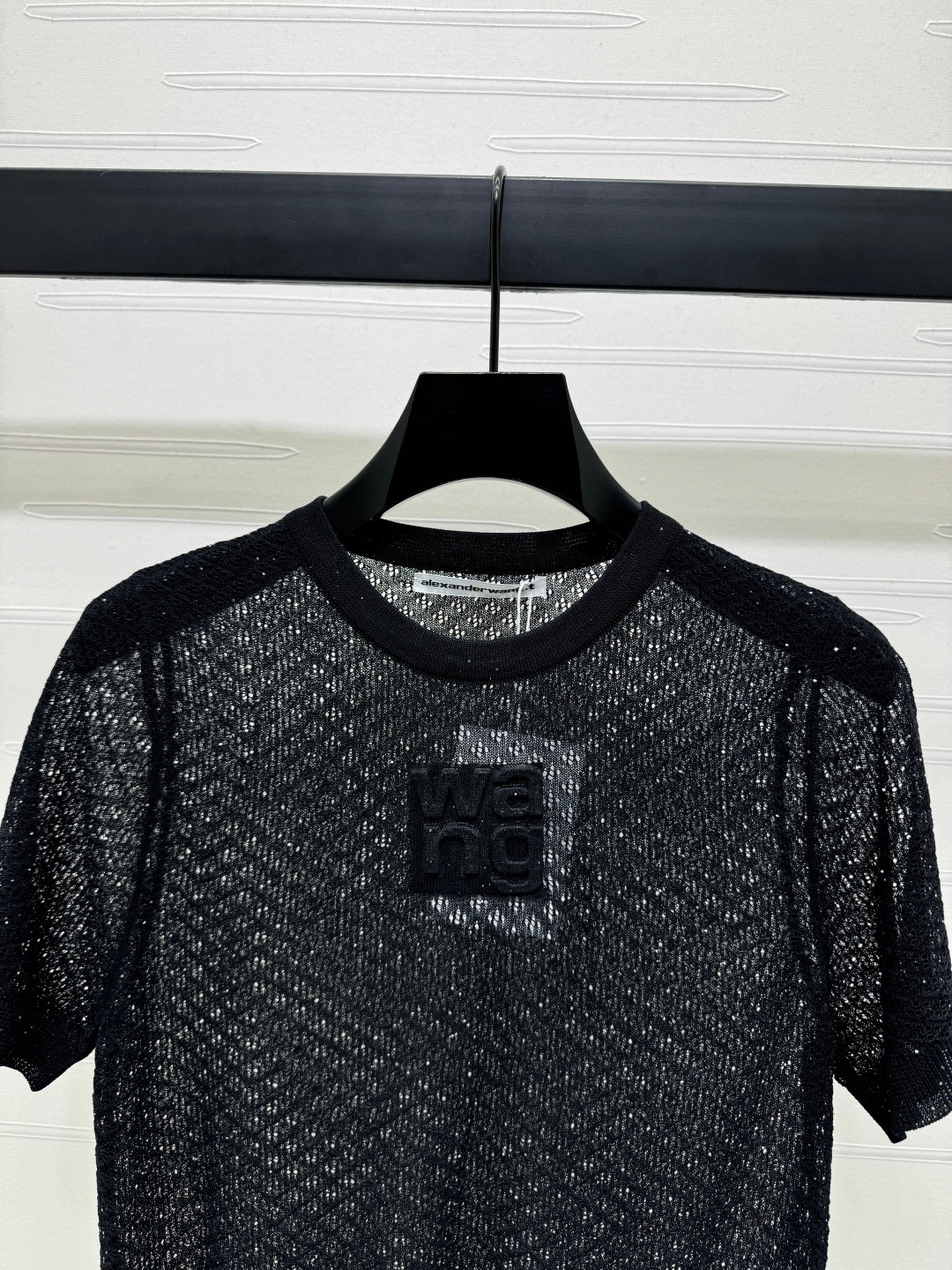 ALEXANDER WANG KNITTED SHORT-SLEEVE TOP 274968