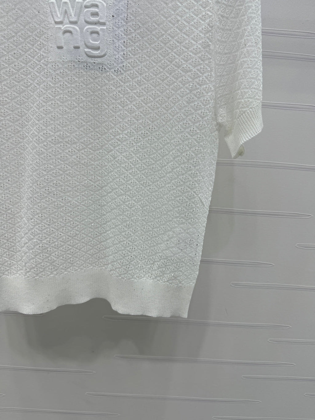 ALEXANDER WANG KNITTED SHORT-SLEEVE TOP 274967