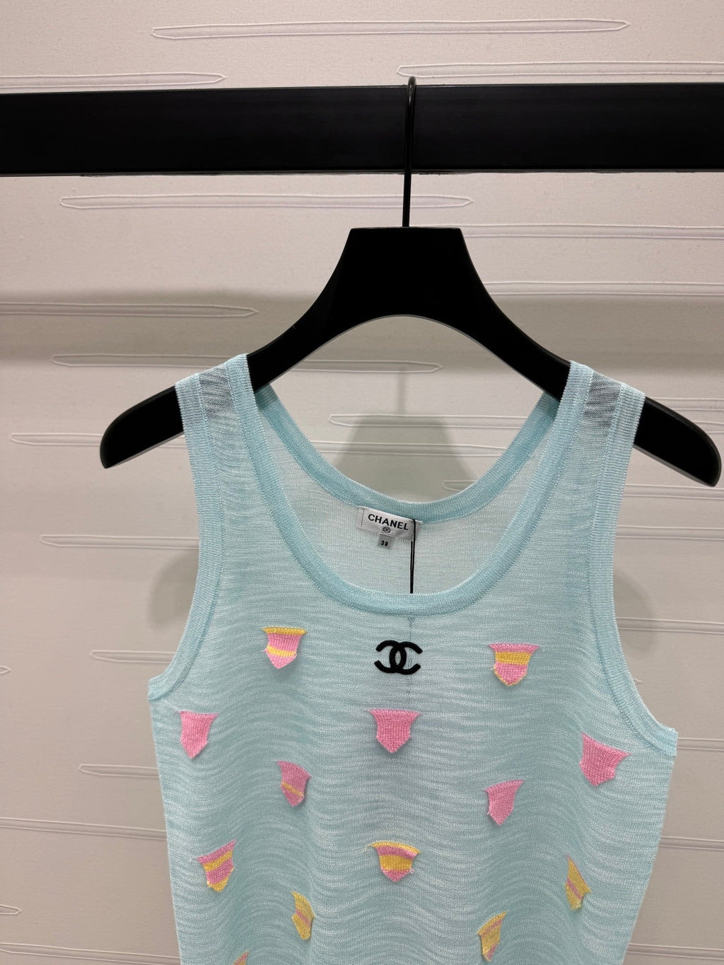 CHANEL 25S PATCHWORK TANK TOP 264144