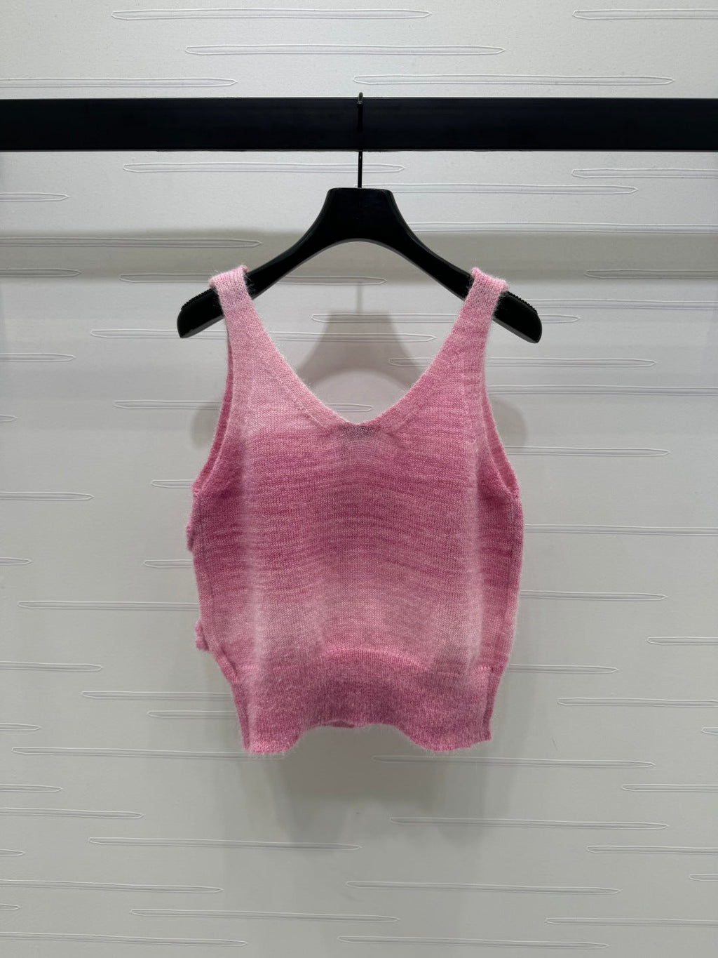 MIUMIU KNIT VEST WITH 3D FLORAL DETAILS 274890