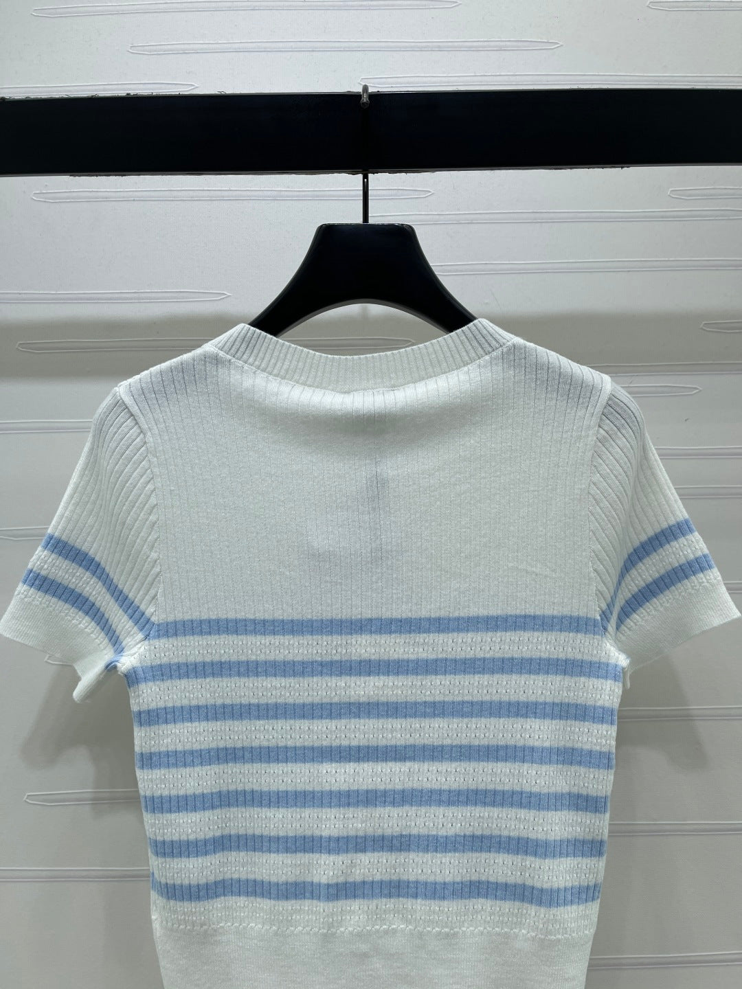 CHANEL 26S SHORT-SLEEVED KNIT SHIRT STYLE 1168