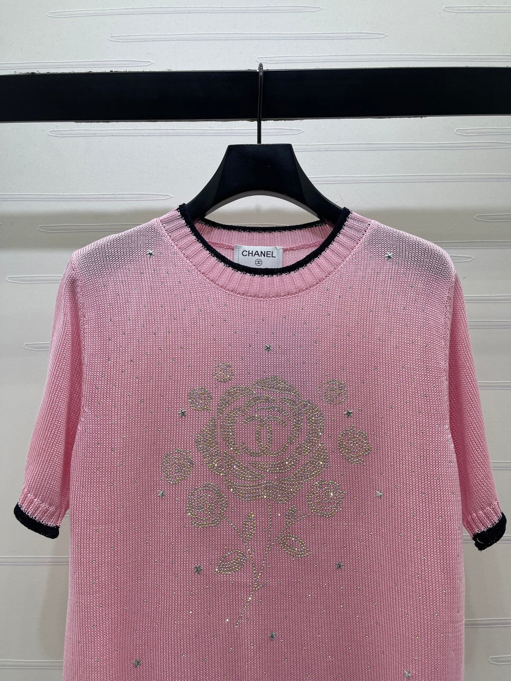 CHANEL 26S SHORT-SLEEVED KNIT SHIRT STYLE 1167