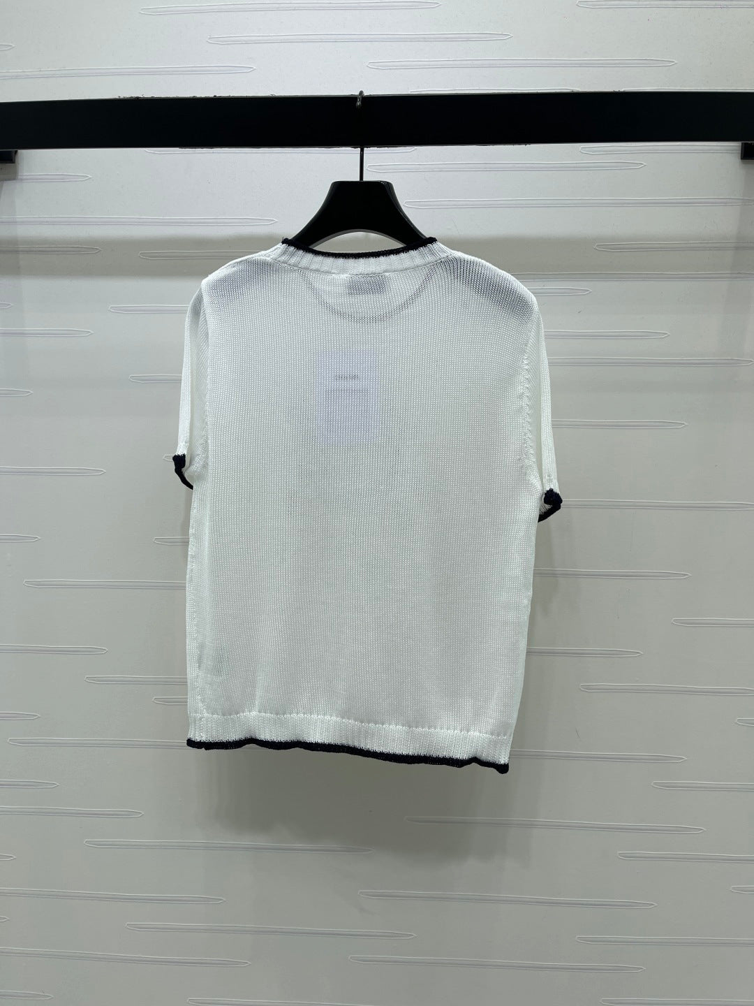 CHANEL 26S SHORT-SLEEVED KNIT SHIRT STYLE 1165