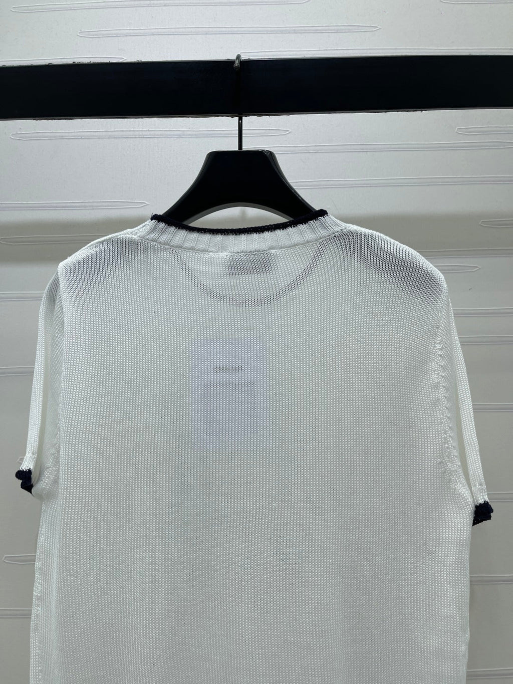 CHANEL 26S SHORT-SLEEVED KNIT SHIRT STYLE 1165