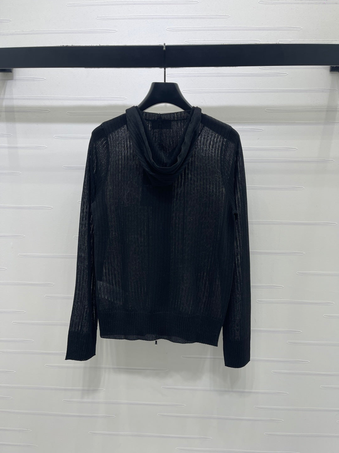 YSL 26S ZIP UP HOODED CARDIGAN 390