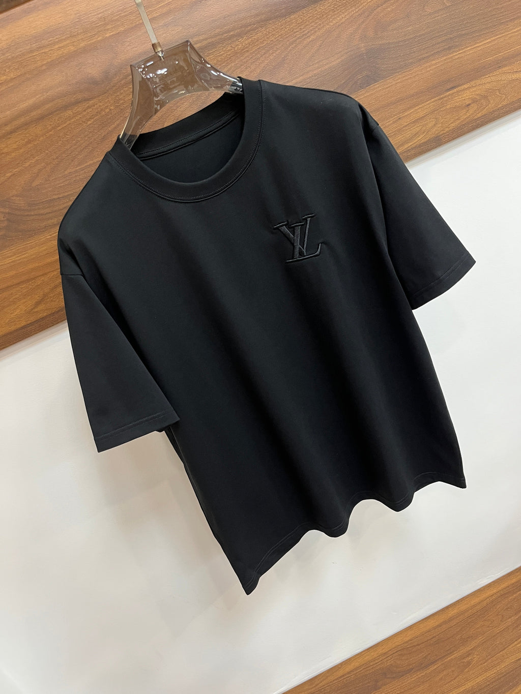 LV BLACK PURE COTTON T-SHIRT 238902