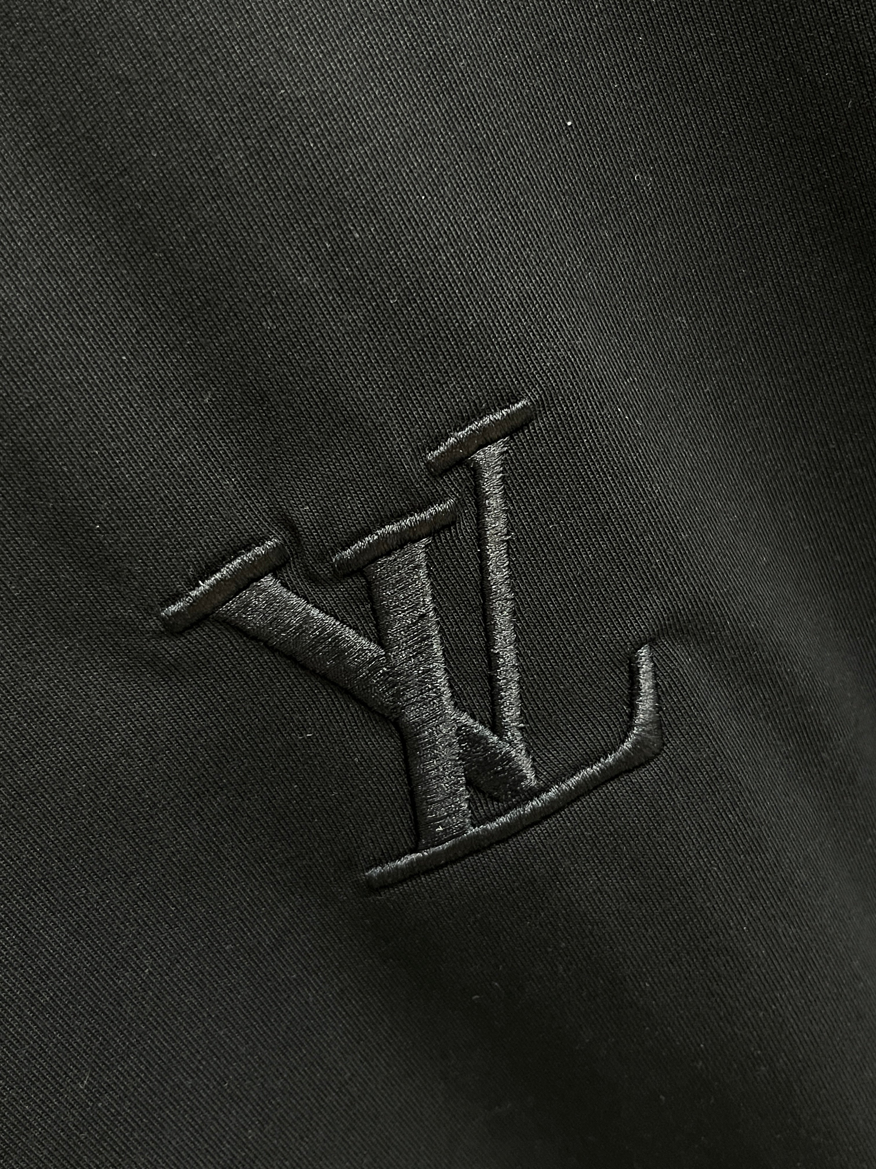 LV BLACK PURE COTTON T-SHIRT 238902