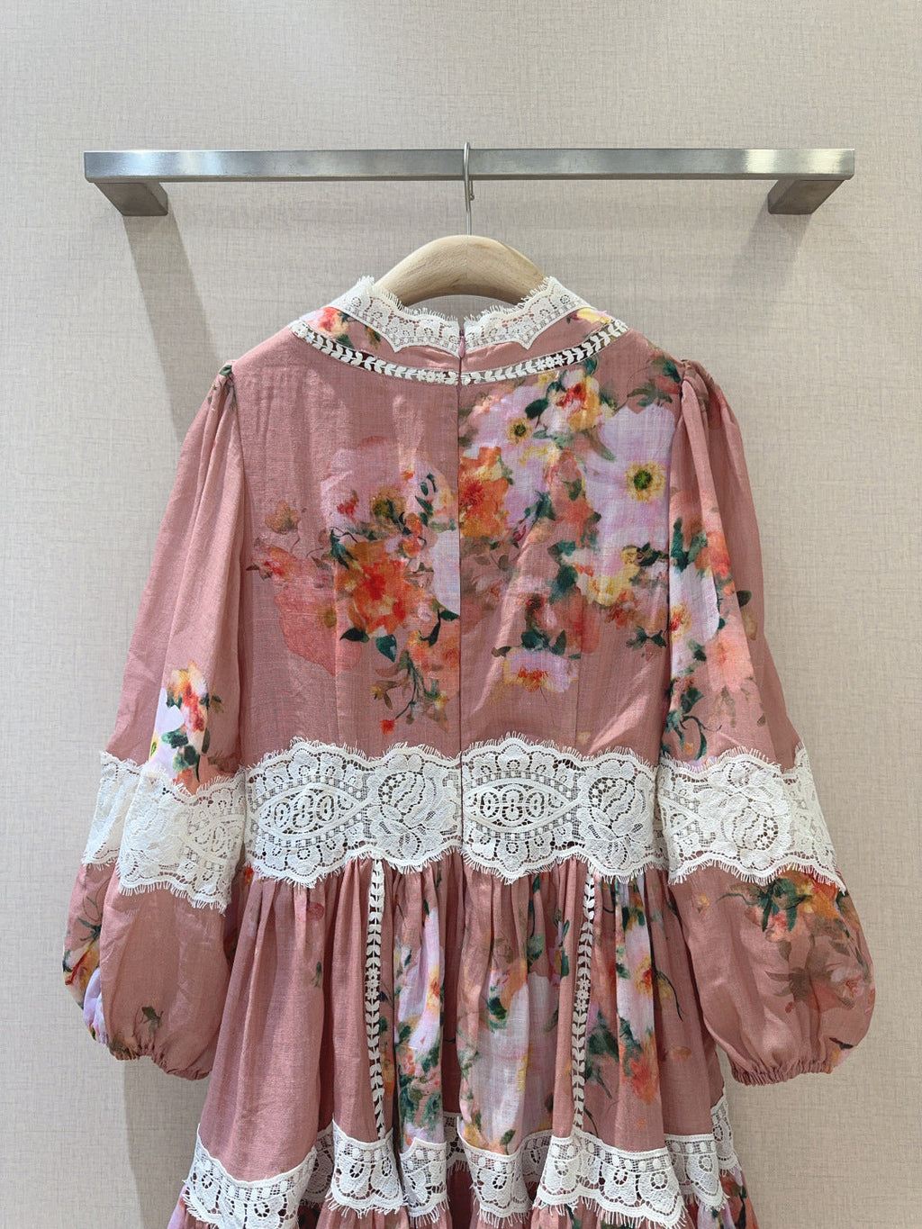 ZIMMERMANN 26S LACE TRIM SHORT DRESS STYLE 37