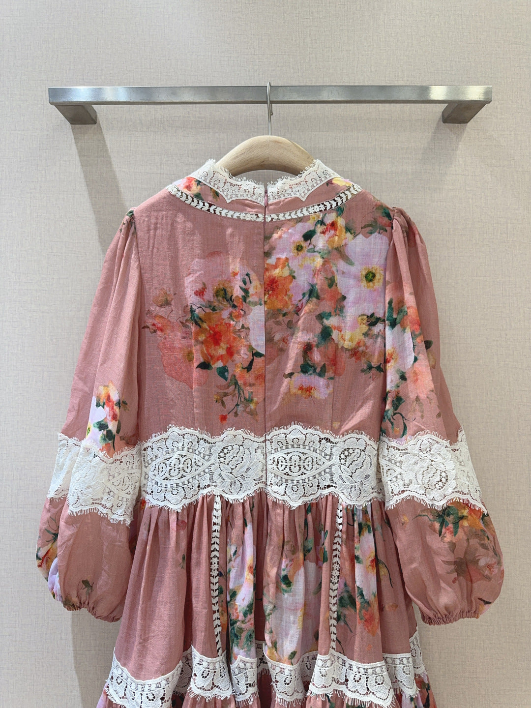 ZIMMERMANN 26S LACE TRIM SHORT DRESS STYLE 37