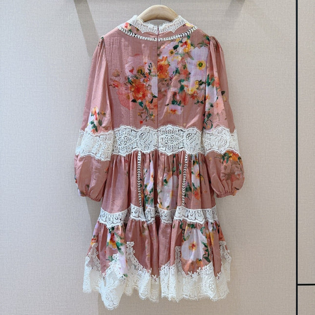 ZIMMERMANN 26 LACE TRIM MINI DRESS STYLE 234