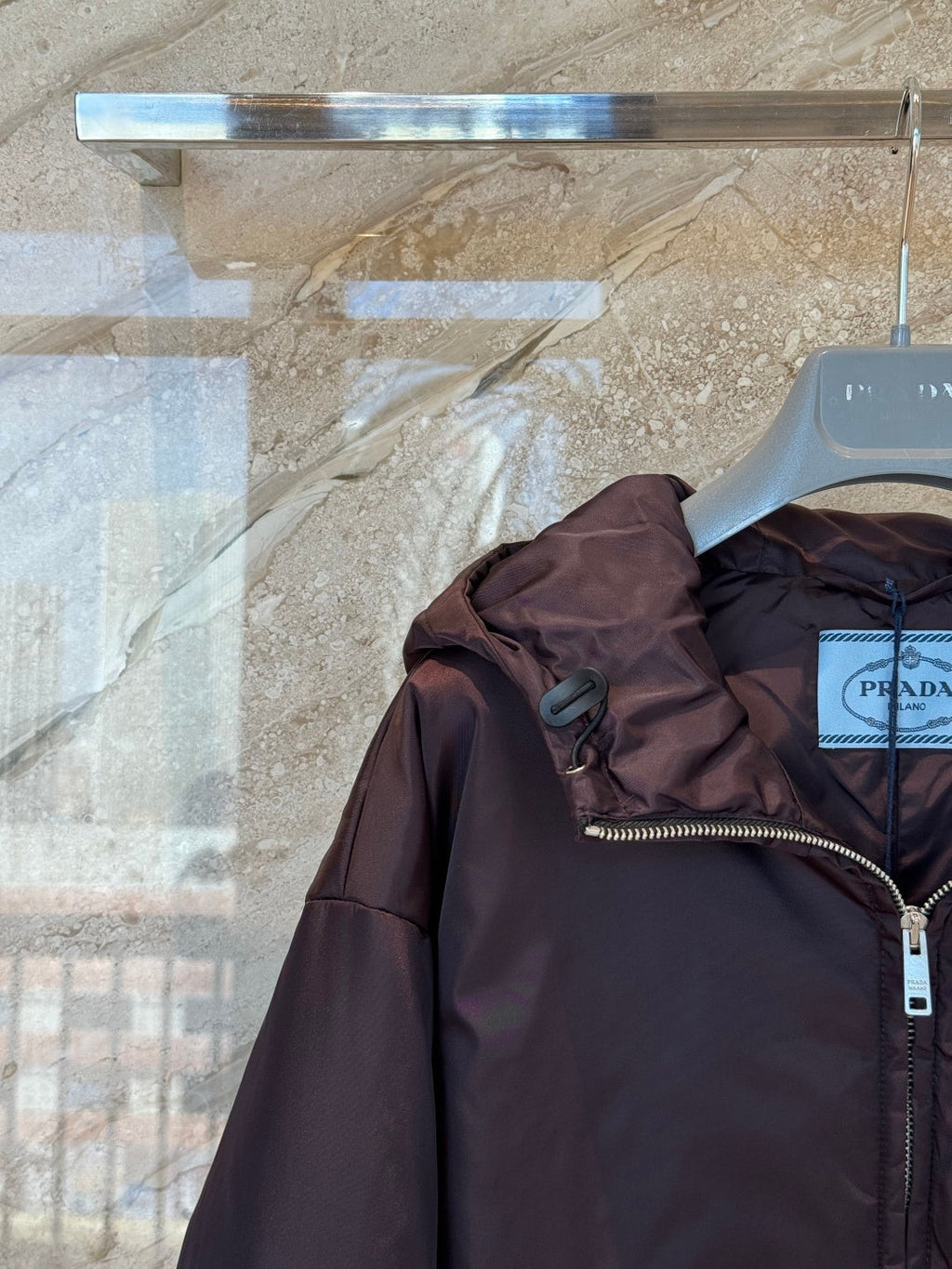 PRADA 26S HOODED PADDED JACKET 644
