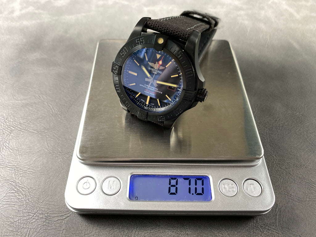 AVENGER BLACKBIRD TITANIUM CASE BLACK NYLON STRAP