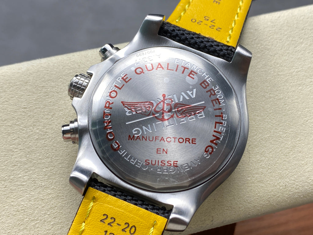 AVENGER CHRONOGRAPH STEEL CASE BLACK NYLON STRAP