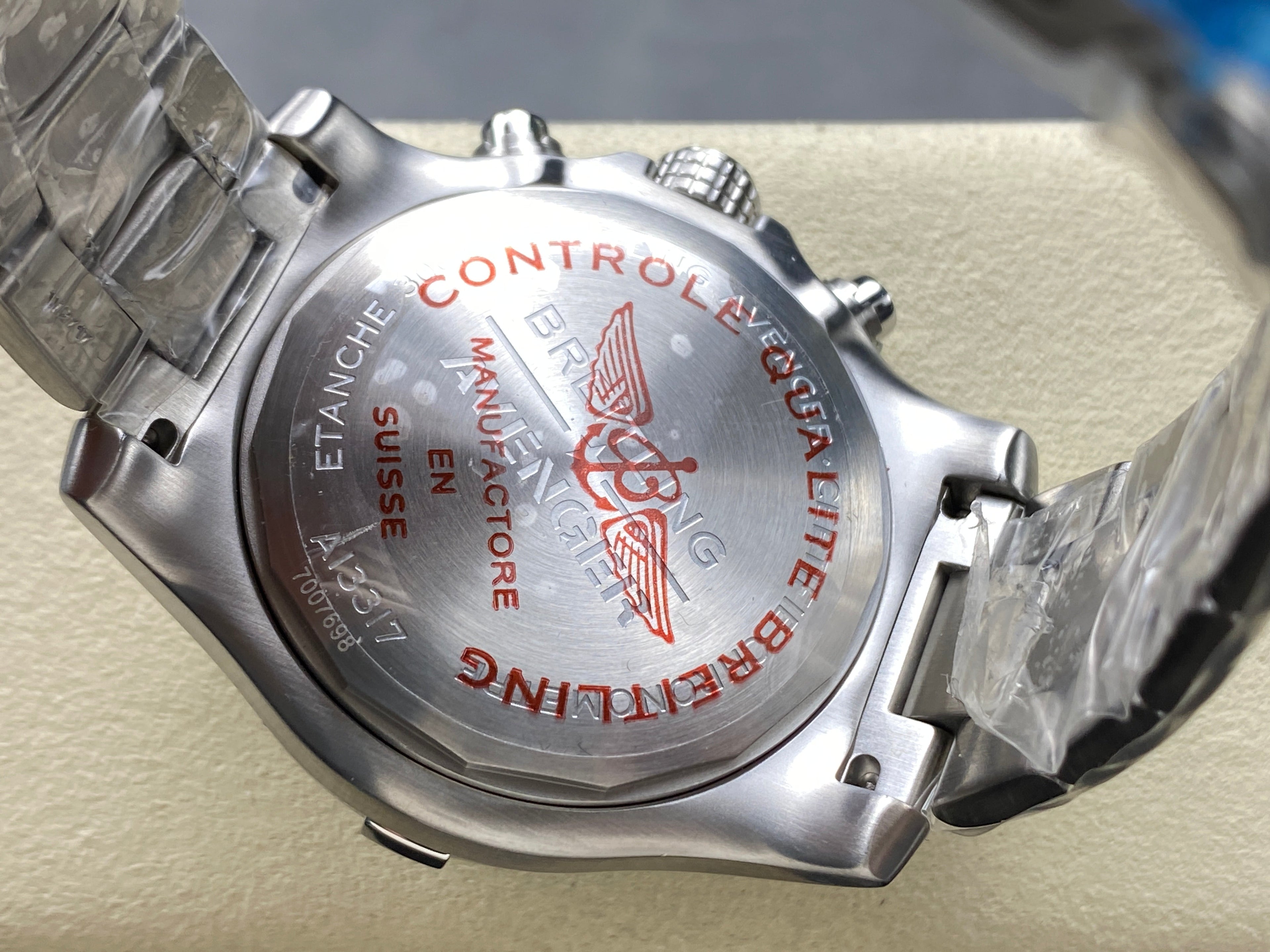 AVENGER CHRONOGRAPH STEEL CASE BLACK DIAL