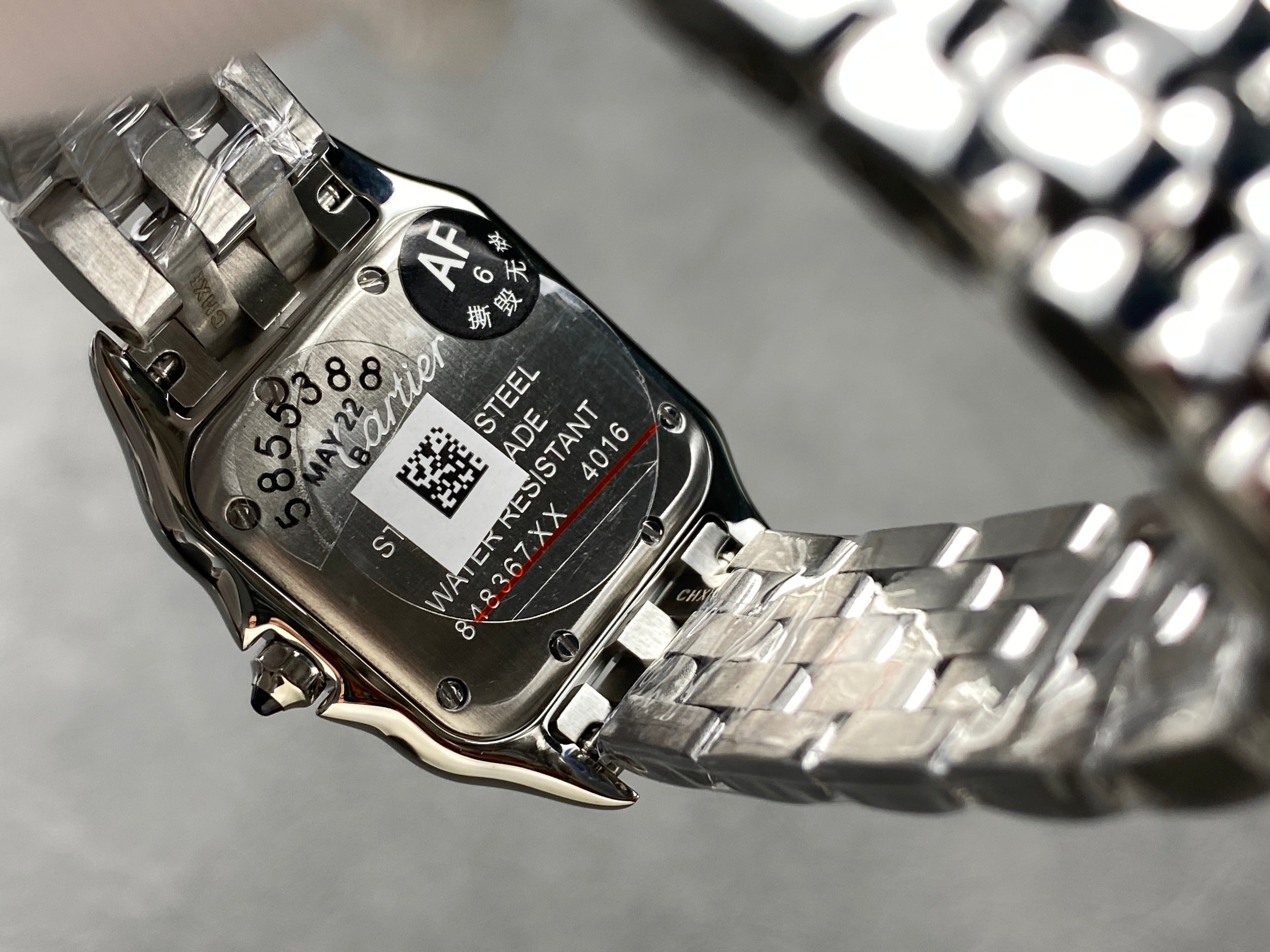 PANTHÈRE MINI MODEL DE CARTIER WATCH SILVER CASE