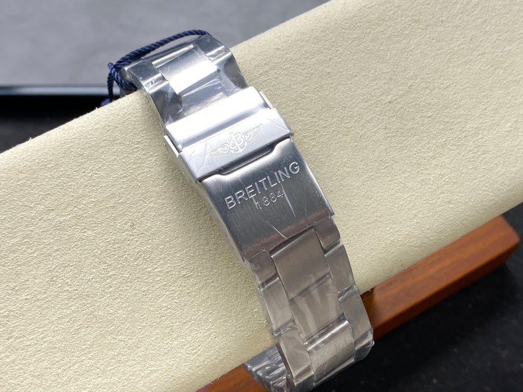 AVIATOR 8 AUTOMATIC ALL STEEL SILVER MIX BLACK BLUE DIAL