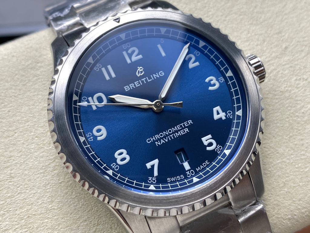 AVIATOR 8 AUTOMATIC ALL STEEL BLUE DIAL