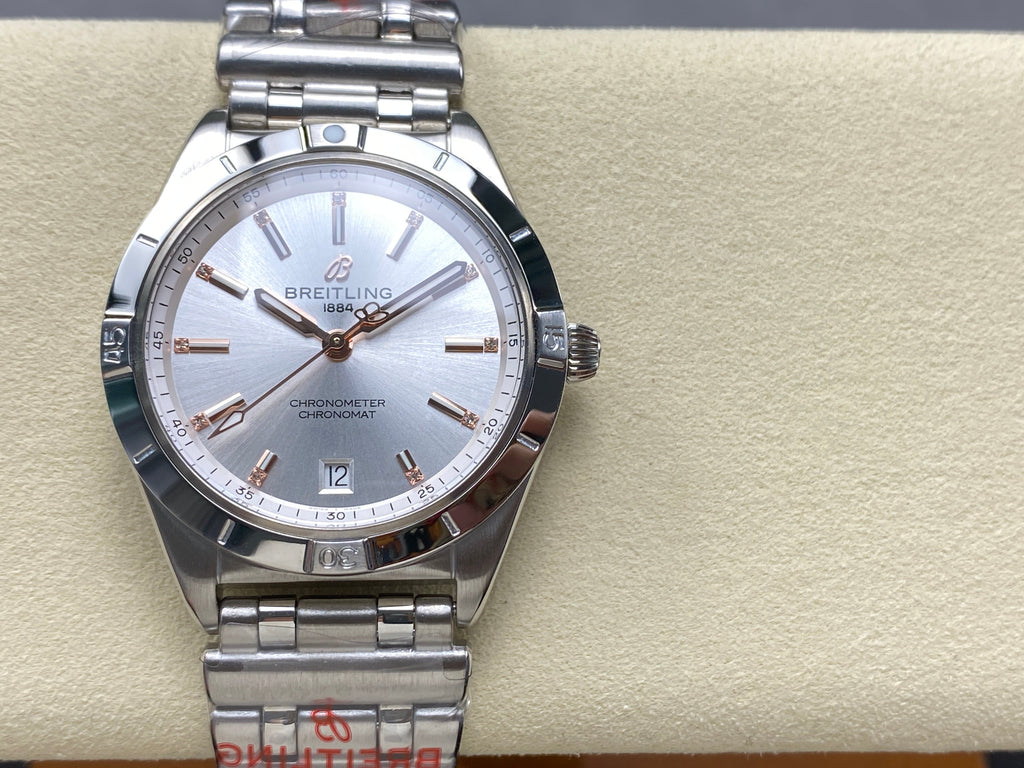 CHRONOMAT AUTOMATIC 36 STEEL CASE SILVER DIAL