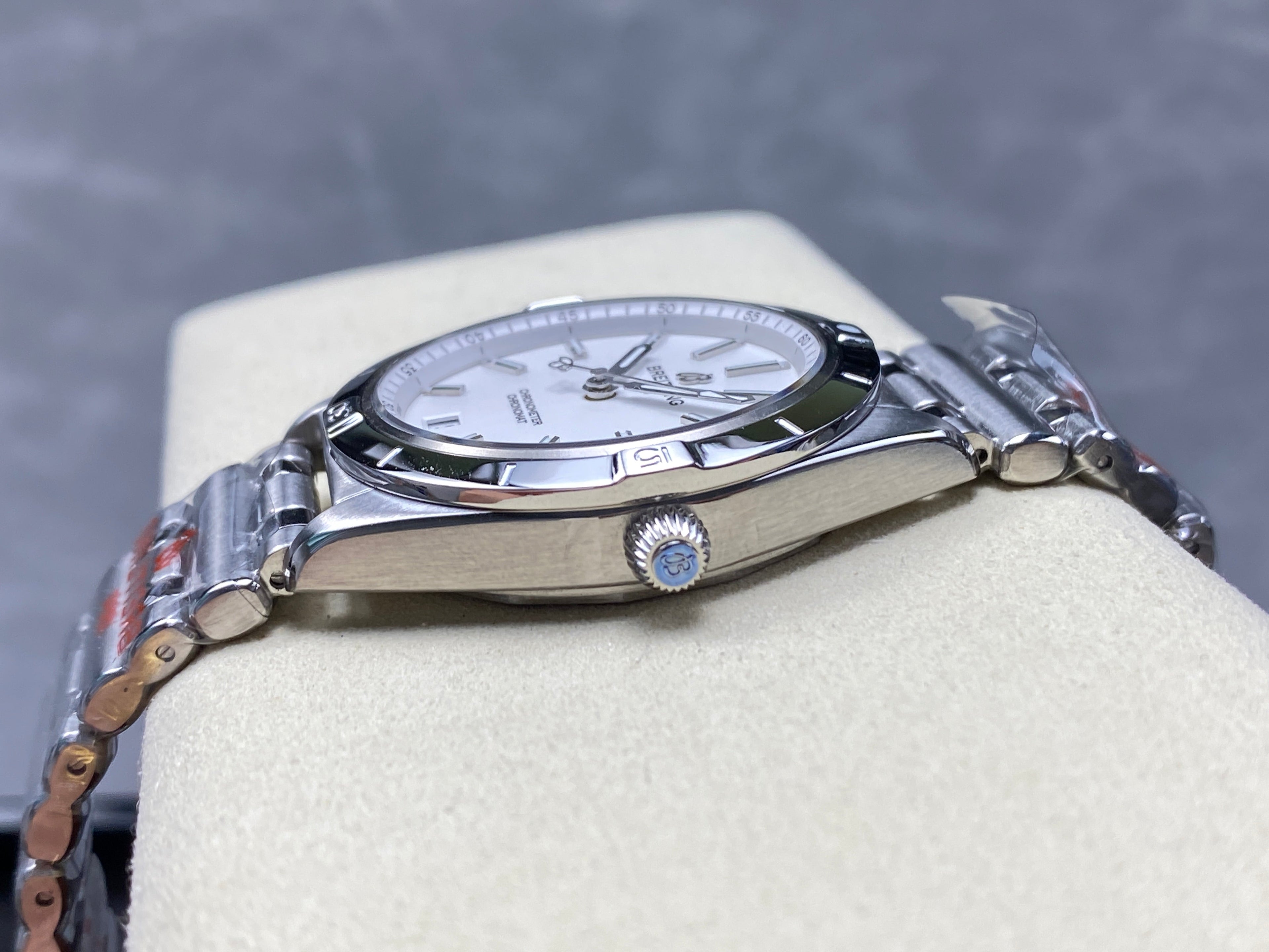 CHRONOMAT AUTOMATIC 36 STEEL CASE WHITE DIAL