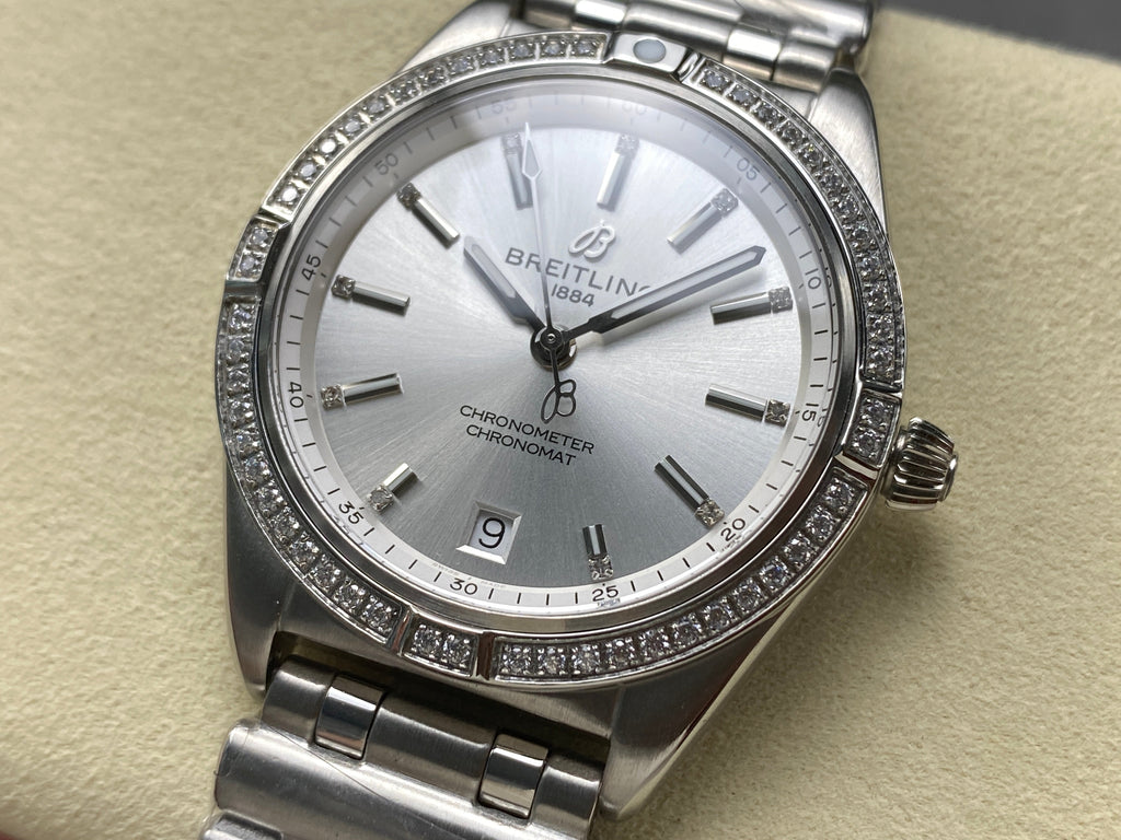 CHRONOMAT AUTOMATIC 36 BEZEL ATTACHED DIAMOND ALL STEEL