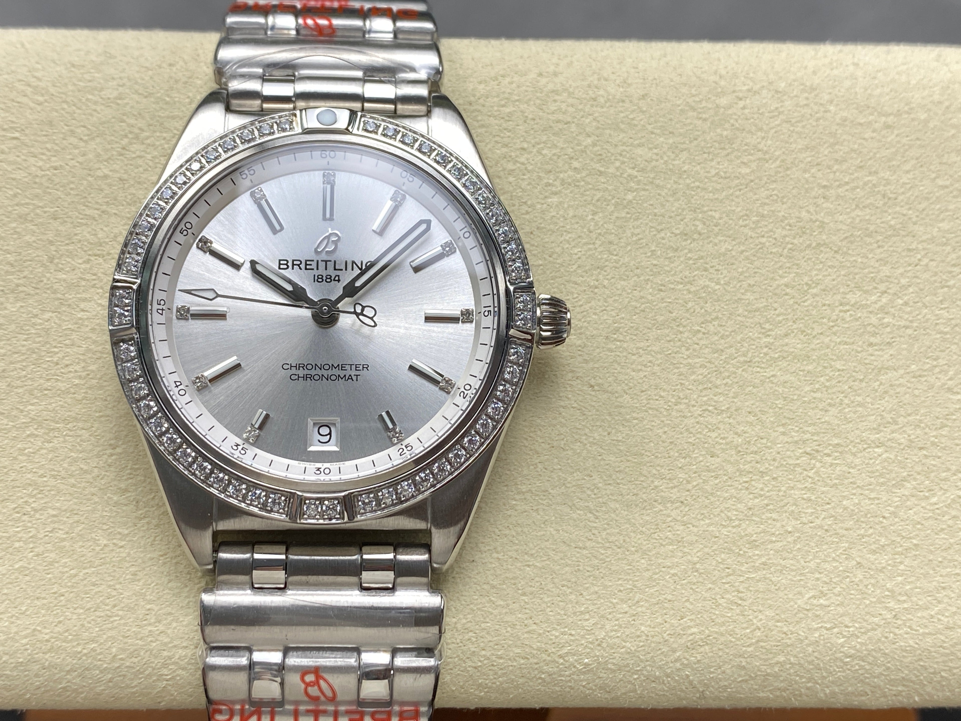 CHRONOMAT AUTOMATIC 36 BEZEL ATTACHED DIAMOND ALL STEEL