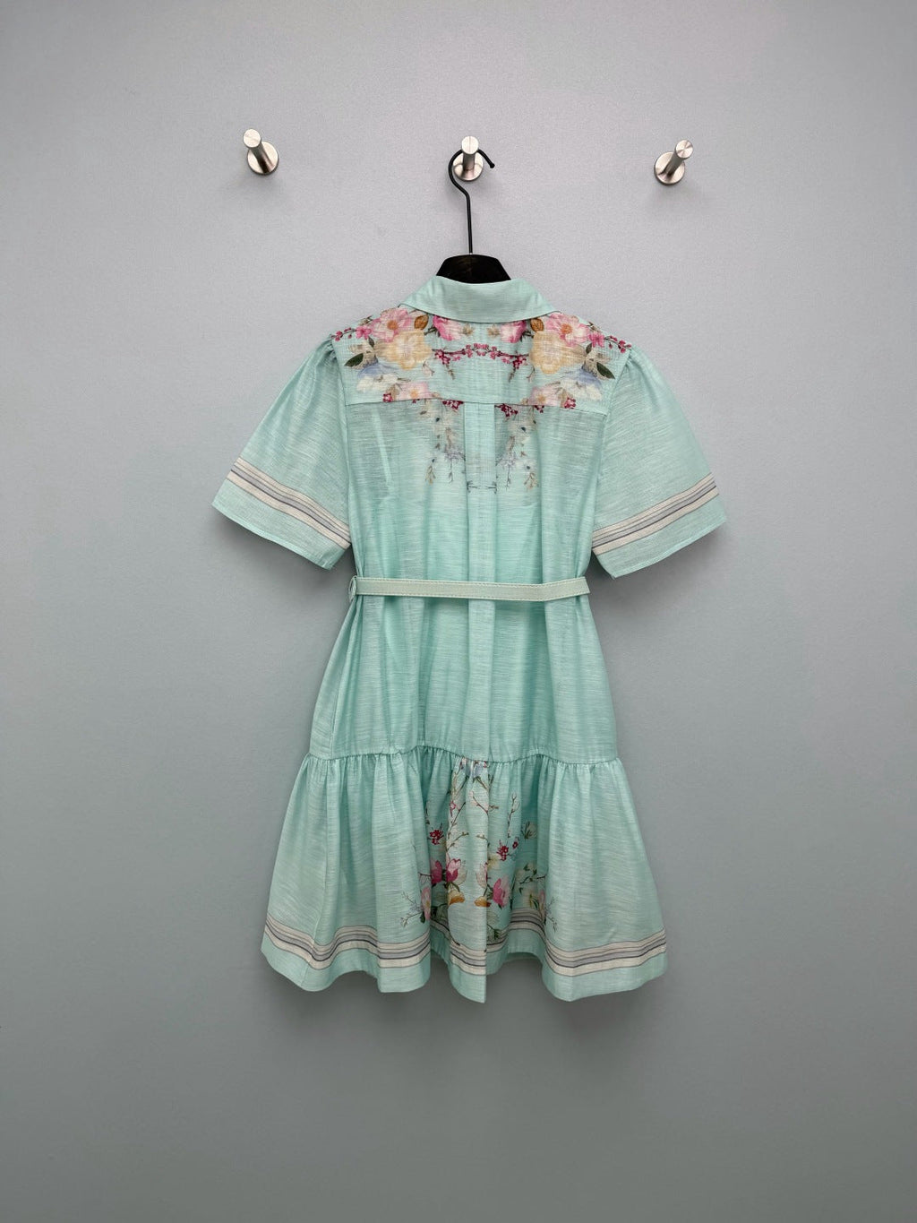 ZIMMERMANN 26S SHORT-SLEEVE SHIRT DRESS STYLE 107