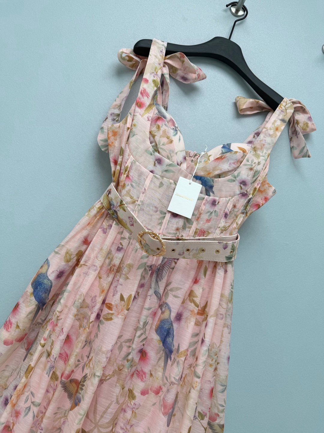 ZIMMERMANN 26S SPAGHETTI STRAP MIDI DRESS STYLE 261