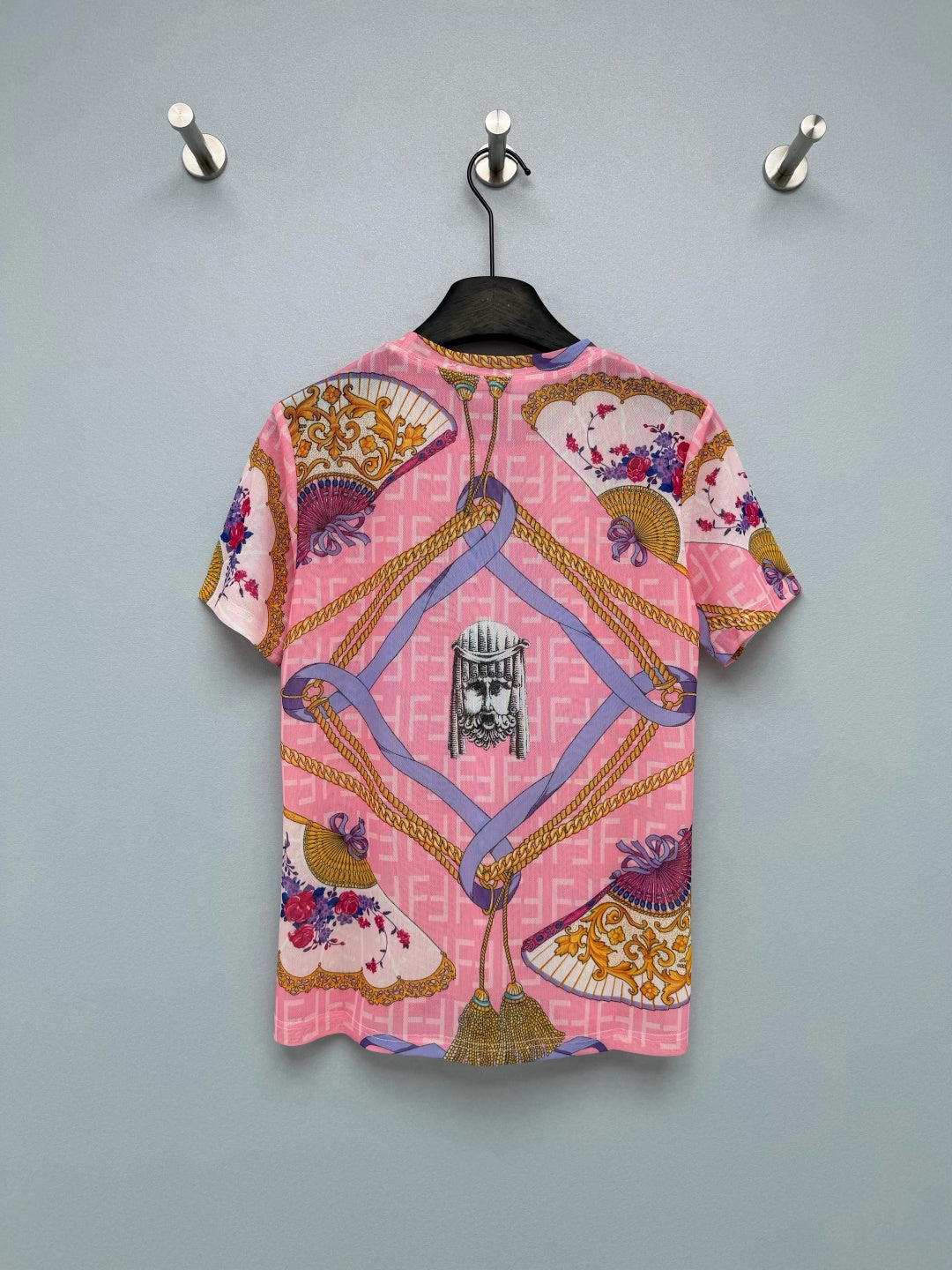 FENDI 26S SHORT SLEEVE MESH T-SHIRT 226