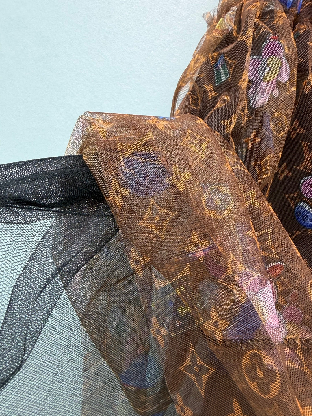 LV 26S PATTERNED CHIFFON SKIRT STYLE 171