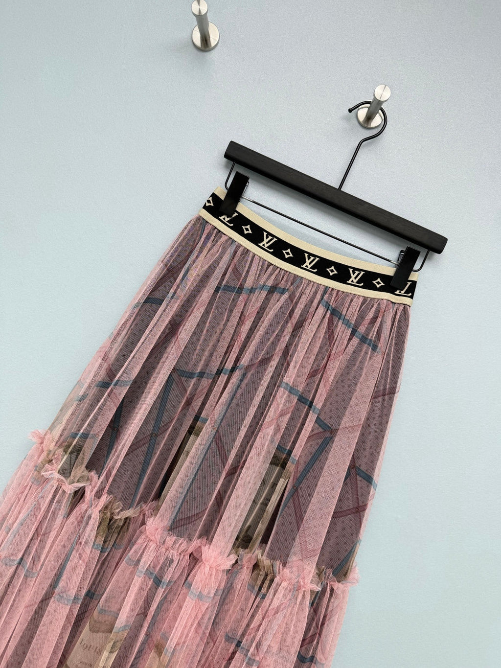 LV 26S PATTERNED CHIFFON SKIRT STYLE 169