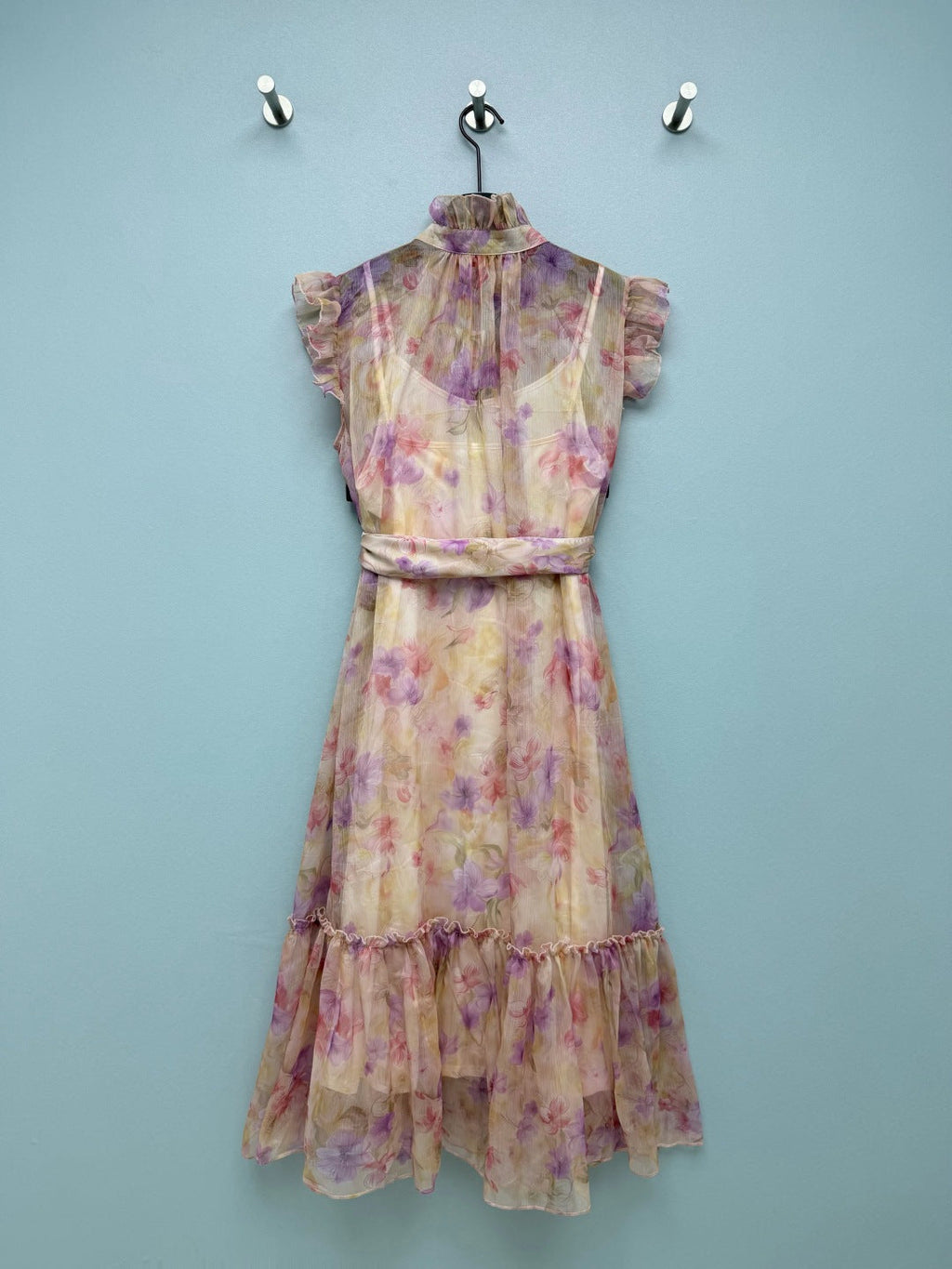 ZIMMERMANN 26S FLORAL SILK MAXI DRESS STYLE 254