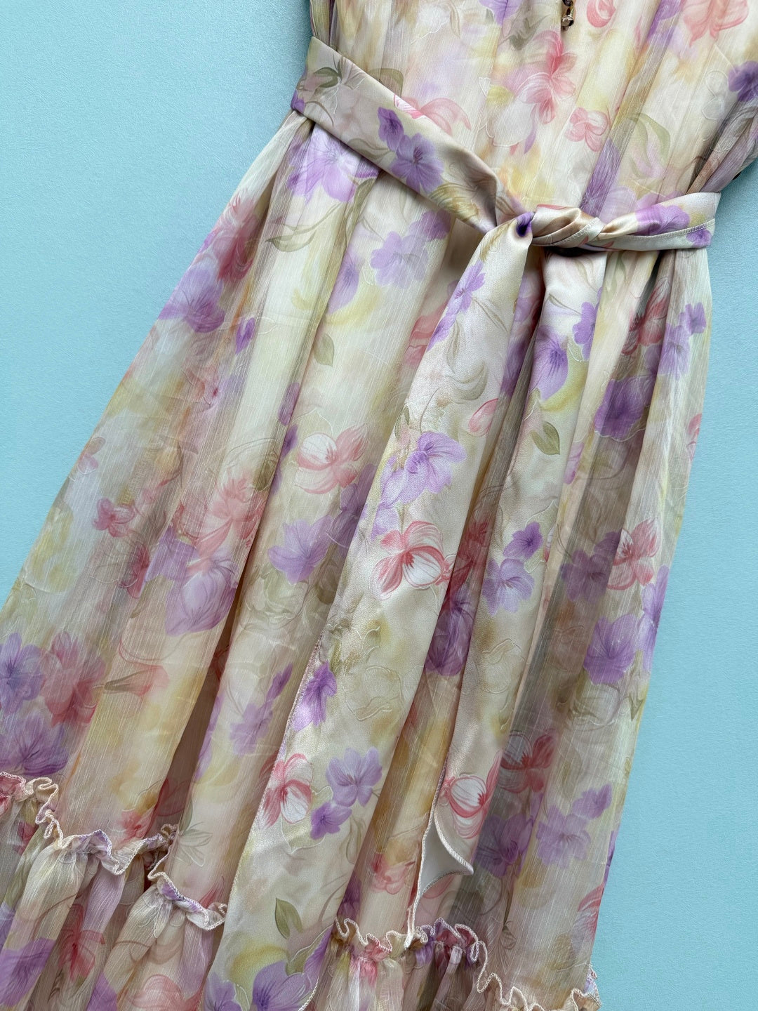 ZIMMERMANN 26S FLORAL SILK MAXI DRESS STYLE 254