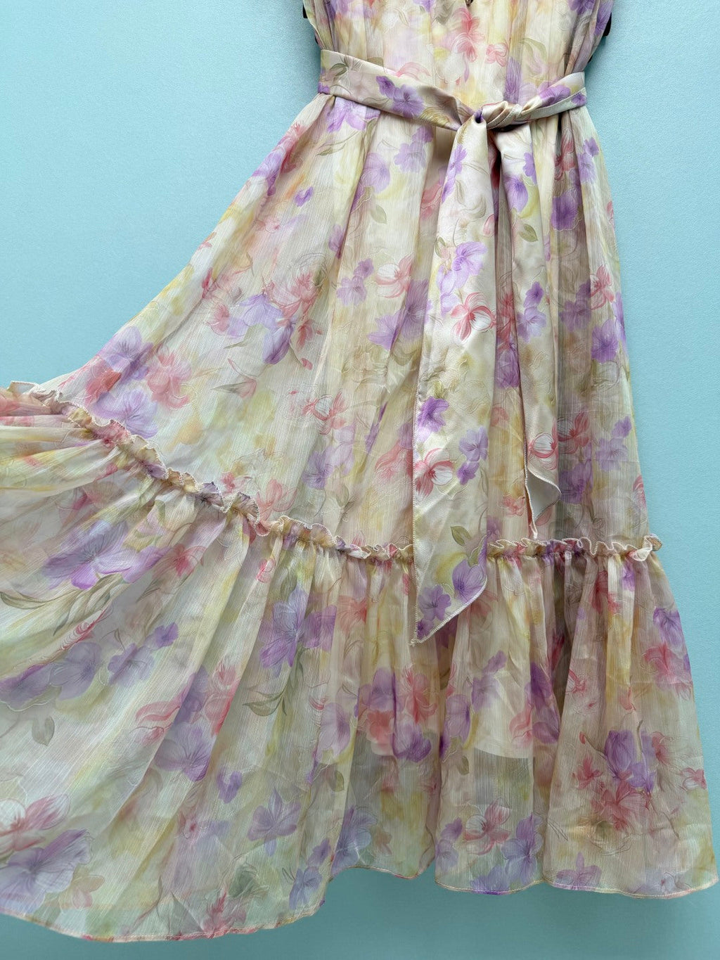ZIMMERMANN 26S FLORAL SILK MAXI DRESS STYLE 254