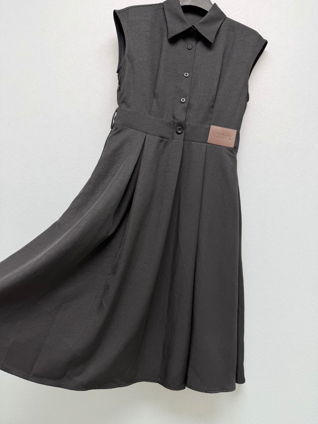 LOEWE 26S SLEEVELESS SHIRT DRESS 346
