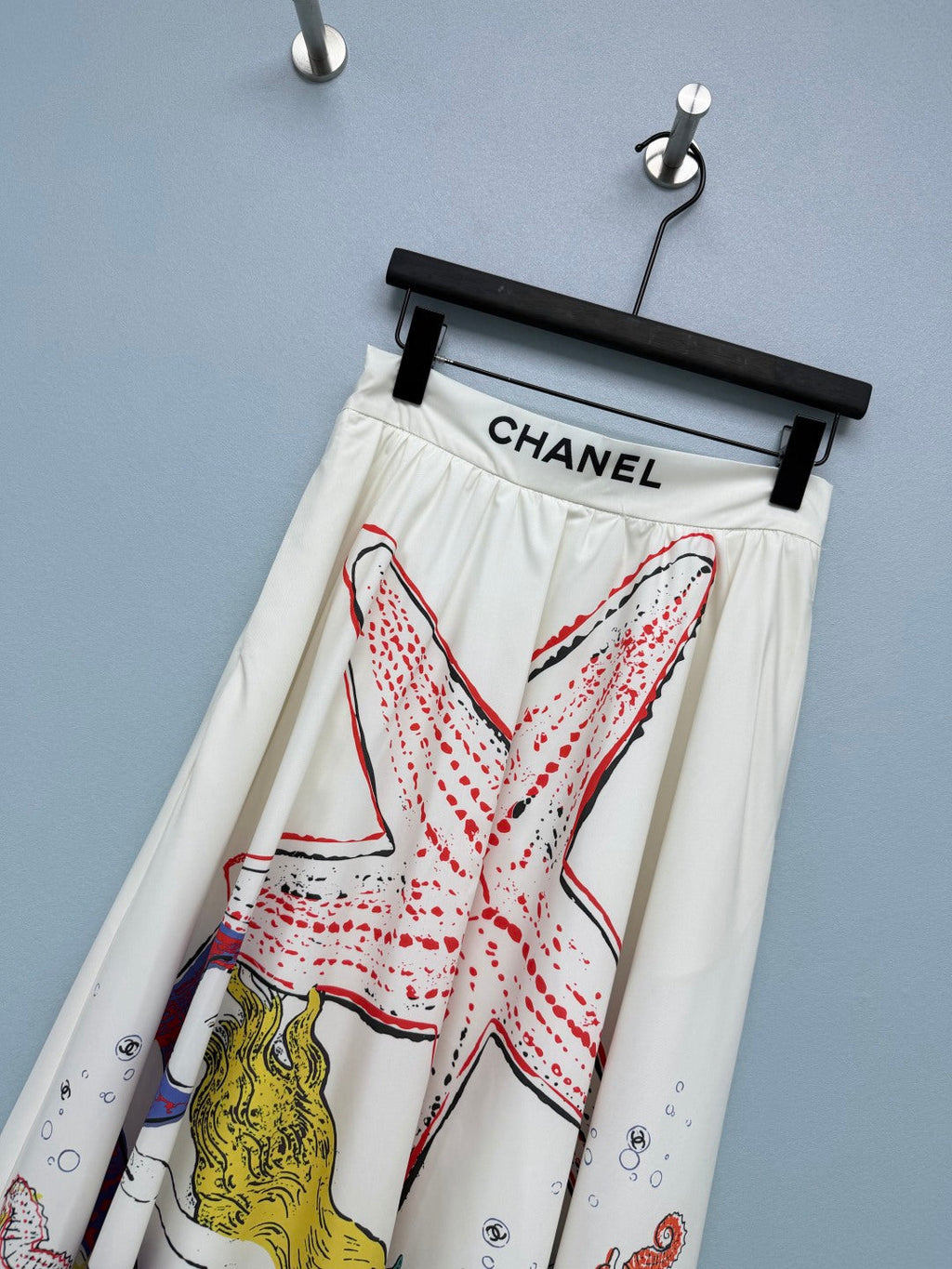 CHANEL 26S PATTERNED MIDI SKIRT STYLE 1122