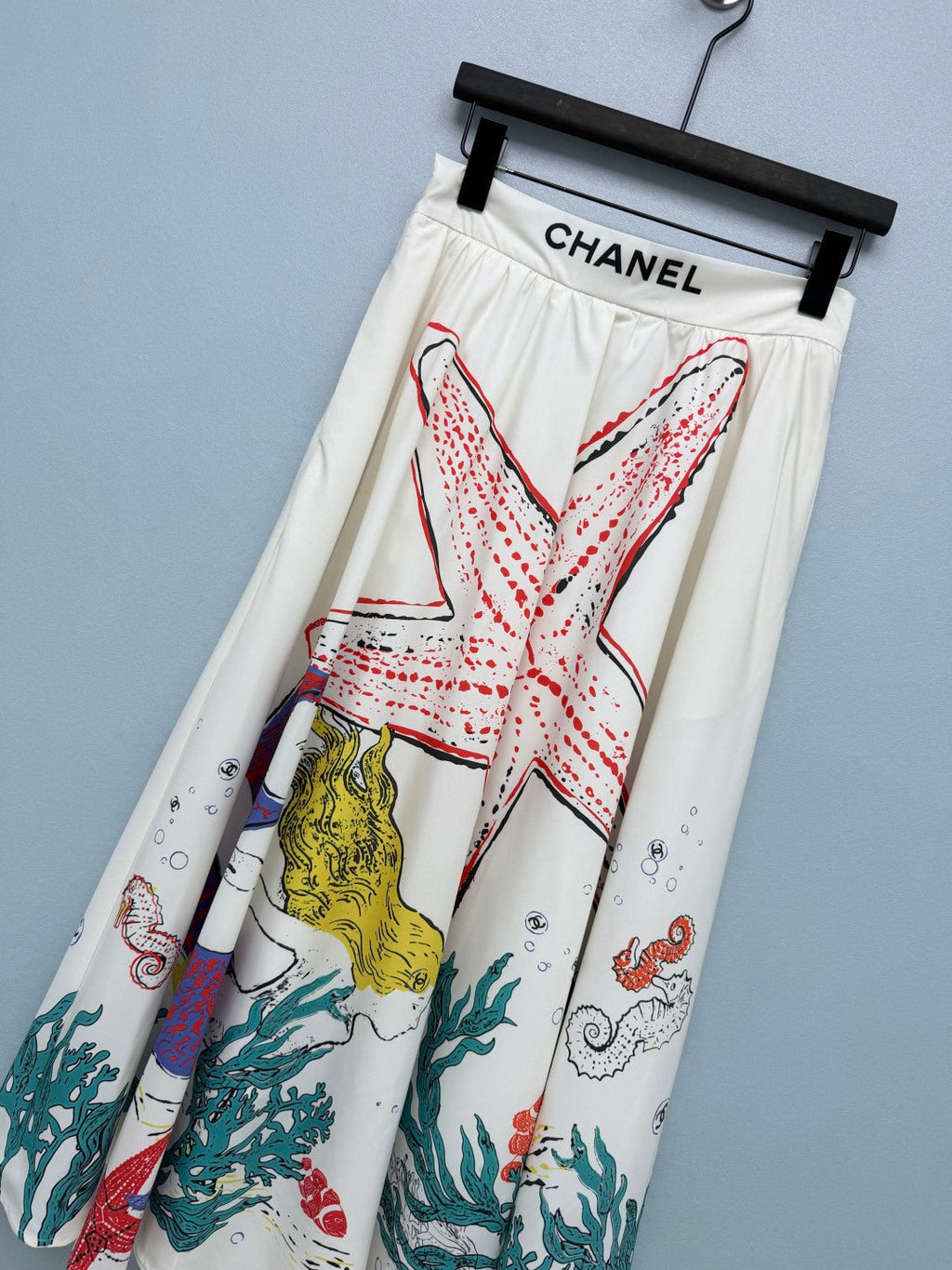 CHANEL 26S PATTERNED MIDI SKIRT STYLE 1122