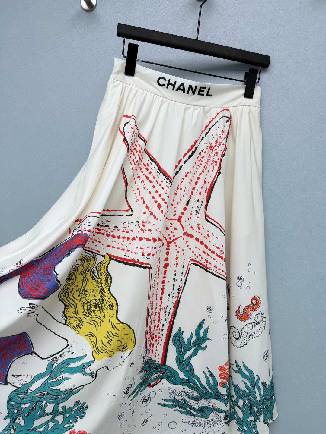 CHANEL 26S PATTERNED MIDI SKIRT STYLE 1122