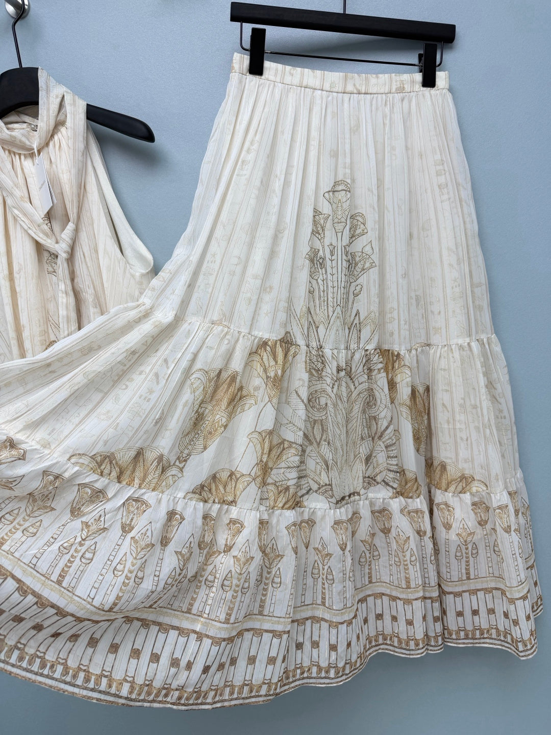 ZIMMERMANN 26S HALTER NECK TOP AND SKIRT SET STYLE 244