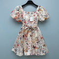 ZIMMERMANN 26S FLORAL PUFF SLEEVE MINI DRESS 194