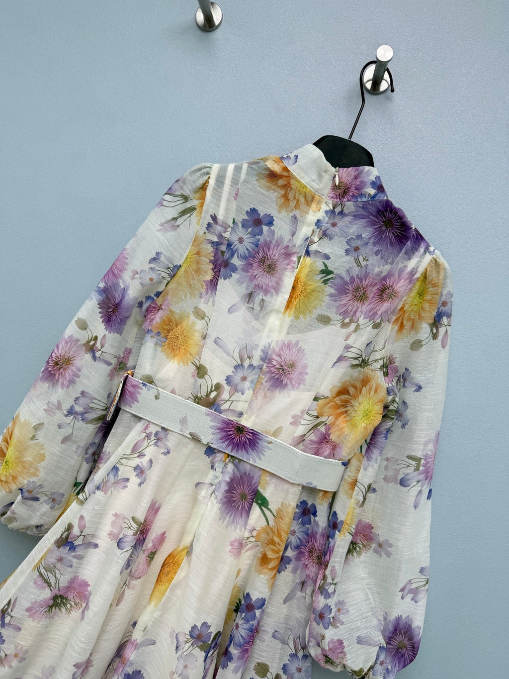 ZIMMERMANN 26S FLORAL PUFF SLEEVE MINI DRESS STYLE 191