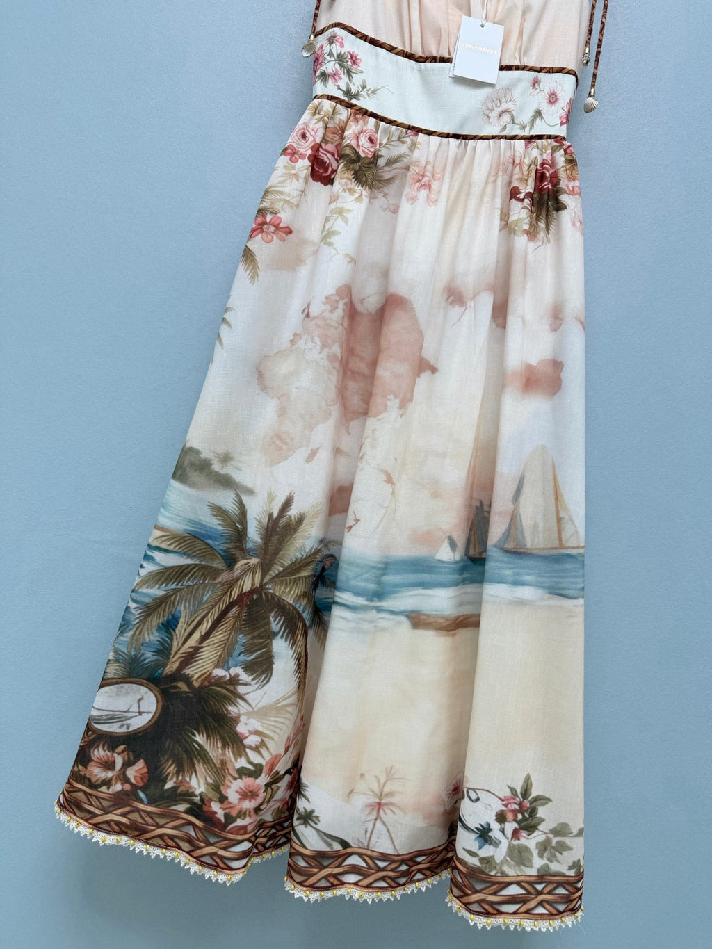 ZIMMERMANN 26S COASTAL SCENIC MIDI DRESS STYLE 189