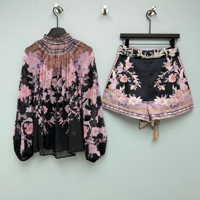 ZIMMERMANN 26 SHIRT AND SHORTS SET STYLE 231
