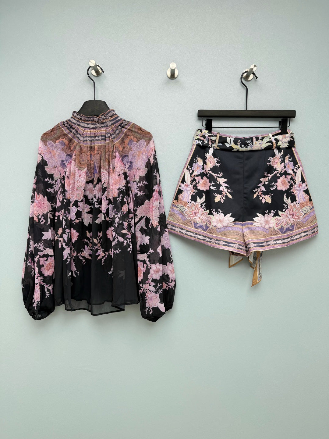ZIMMERMANN 26 SHIRT AND SHORTS SET STYLE 231